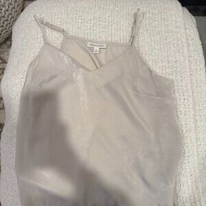 Prologue Satin V-Neck Camisole Tank Top Size S